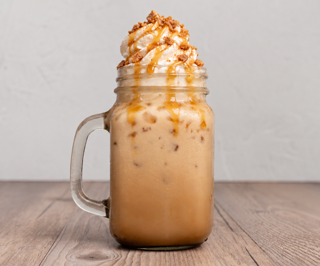 Toffee Crunch Latte (October Special).